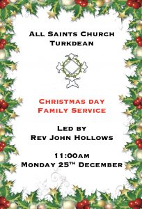 Christmas Day Family Service at All Saints Church, Turkdean