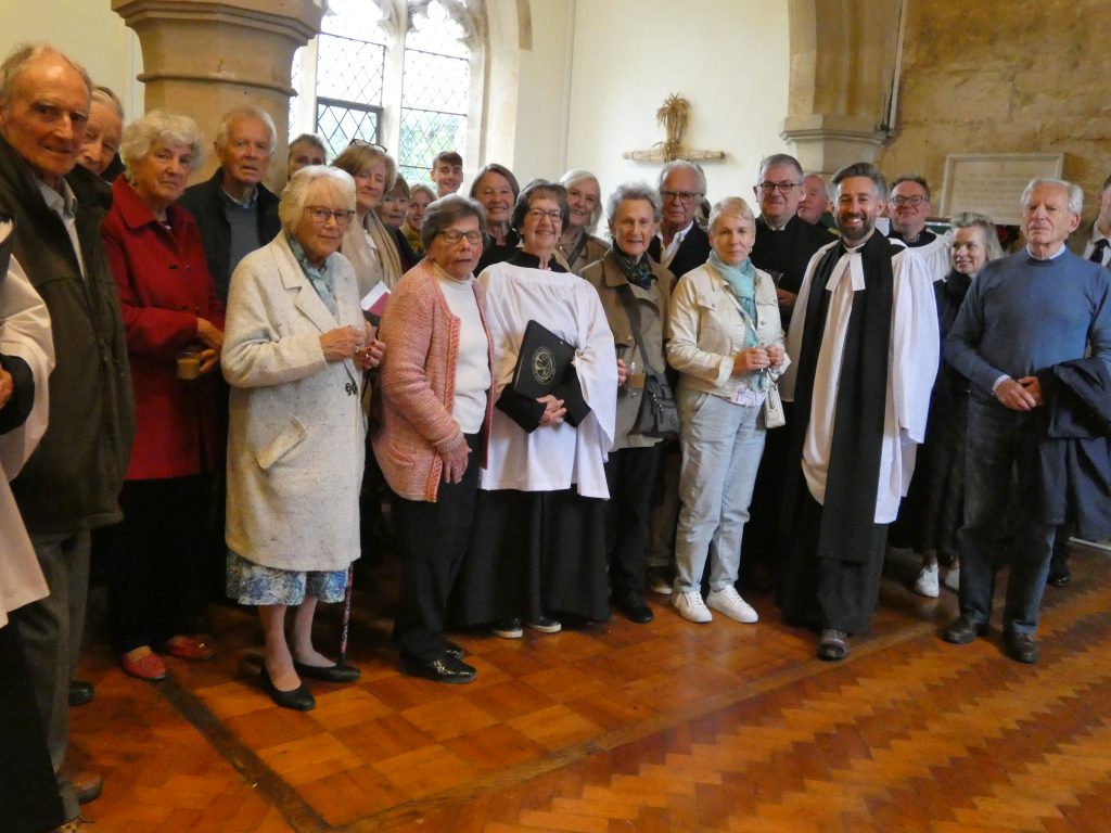 Revd Charlie Styles takes his first service at All Saints Church, Turkdean - 14th September 2025