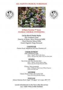 Floral Choral Evensong at All Saints Church, Turkdean on 7th June 2026